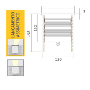 Luminária de Chão Embutido de solo LED 20Watts2