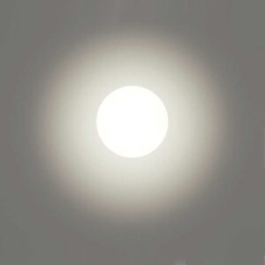 Luminária de Parede Arandela-Plafon Meia Vidro