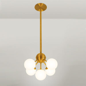 Luminária de Teto Lustre Bolas Cacho