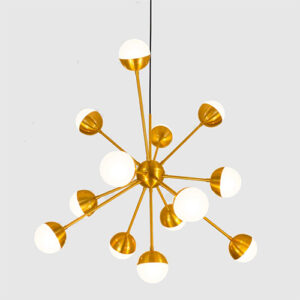 Luminária de Teto Lustre Meteoritos1