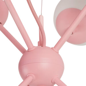 Luminária de Teto Lustre Pendente Baila 8 Lâmpadas1