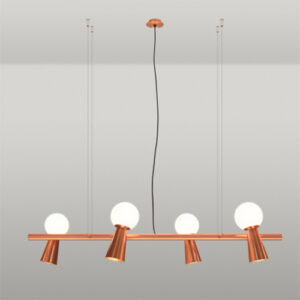 Luminária de Teto Lustre Pendente Baldufa 4 Esferas1