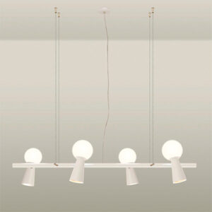 Luminária de Teto Lustre Pendente Baldufa 4 Esferas2