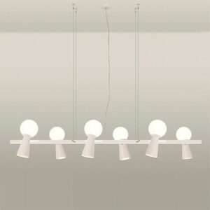 Luminária de Teto Lustre Pendente Baldufa 6 Esferas 2