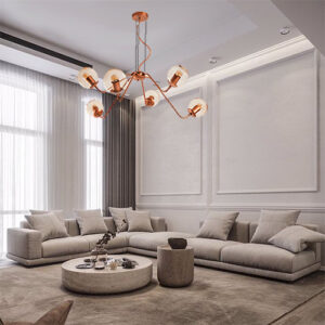 Luminária de Teto Lustre Pendente Carrossel de Globo3