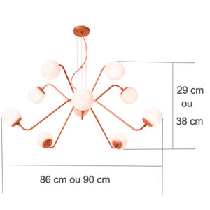 Luminária de Teto Lustre Pendente Carrossel3