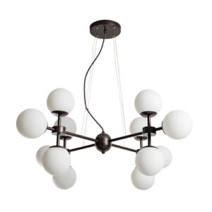 Luminária de Teto Lustre Pendente Cruzes 12 Lâmpadas