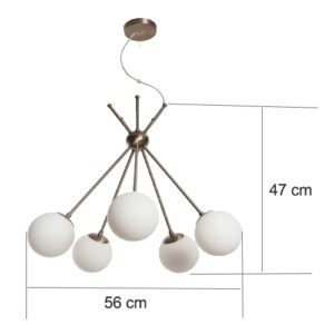 Luminária de Teto Lustre Pendente Direção2