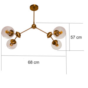 Luminária de Teto Pendente Cacau Globo2