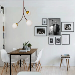 Luminária de Teto Pendente Galhos 3 Globos1