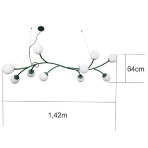 Luminária de Teto Pendente Lustre Galhos7