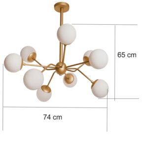 Luminária de Teto Pendente Lustre Pulando3