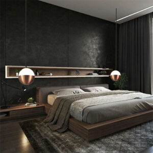 Luminária de Teto Pendente Meio Globo Invertida2