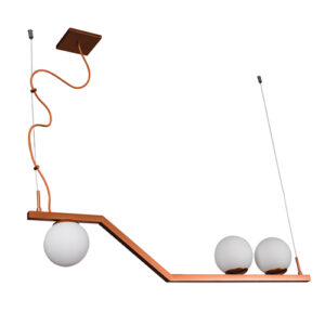 Luminária de Teto Pendente Pala 3 Globos