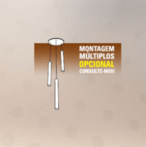 Luminária de Teto Pendente Tubular6