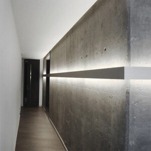 Perfil de Sobrepor Linear Duplo Faxo de Luz com Difusor 5cm13