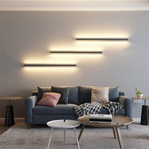 Perfil de Sobrepor Linear Duplo Faxo de Luz com Difusor 5cm8