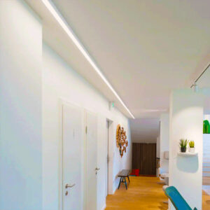 Perfil de Sobrepor Linear para Fita Led com Cúpula Acrílico 18,5cm7