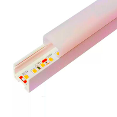 Perfil Sobrepor Tênue em aluminio e acrilico