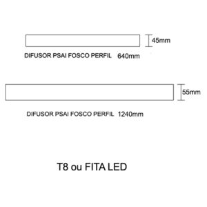 Sistema Perfil de Embutir Linear Alumínio Extrusado 7,4cm13