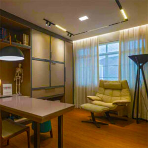 Sistema Perfil de Embutir Linear Alumínio Extrusado 7,4cm16