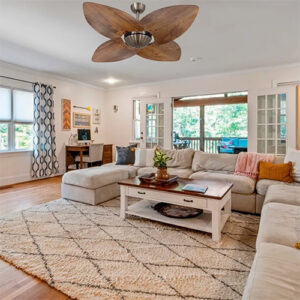 Ventilador de Teto 4 Pás Grande Sem Globo1