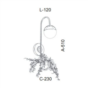 arandela_Garden_Globo_tamanho