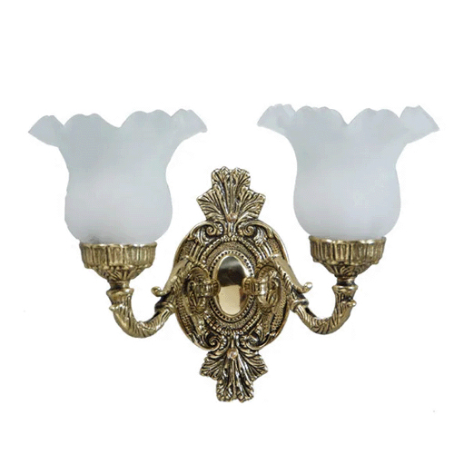 Arandela de Bronze 2 tulipas