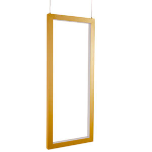 Luminária de Teto Pendente Led Cadre Vertical Luz Indireta1