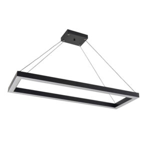 Luminária de Teto Pendente Led Módulo Tract Retangular Iluminação Direta1