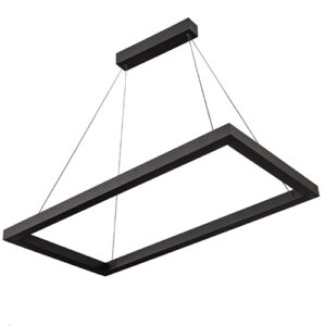 Luminária de Teto Pendente Led Módulo Tract Retangular Iluminação Indireta