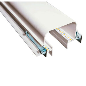 Perfil em Alumínio Extrusado para 2 Fitas Led no Frame 9,2cm3