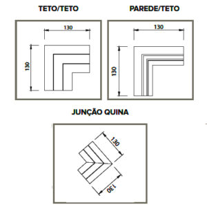Perfil em Alumínio Extrusado para 2 Fitas Led no Frame 9,2cm7