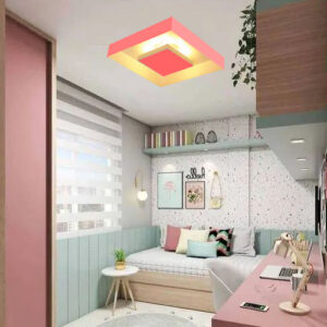 Luminária de Teto Plafon Quadrado Home3