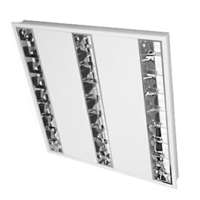 Luminária 3 linhas LED Integrado