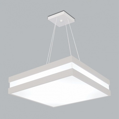 Luminária de Teto Pendente Quadrado Modular