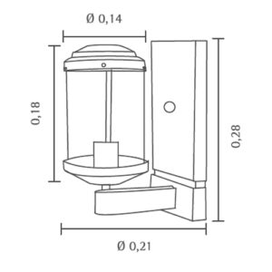 arandela_urbana-tamanho