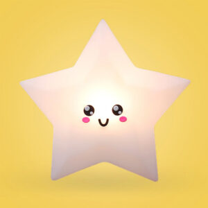 abajur_infantil_Polietilen_ESTRELA_KAWAII