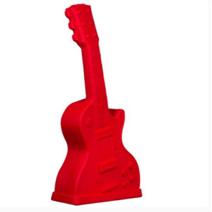 abajur_infantil_Polietilen_GUITARRA_vermelha_
