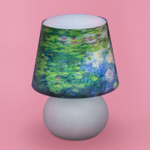 abajur_infantil_Polietilen_NENUFARES_MONET_ROSA