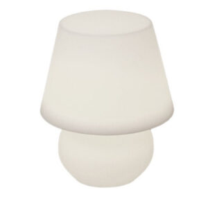 abajur_infantil_Polietilen_branco_grande_ligado