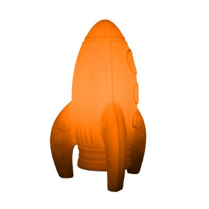 abajur_infantil_Polietilen_foguete_laranja_lado