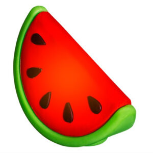 abajur_infantil_Polietilen_melancia_vermelha_branca