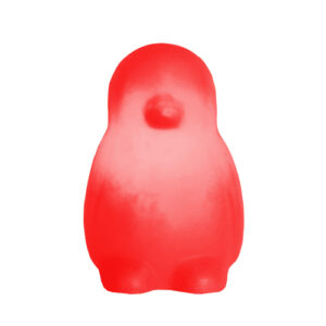 abajur_infantil_Polietilen_pinguin_vermelho