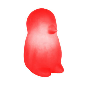 abajur_infantil_Polietilen_pinguin_vermelho-lado