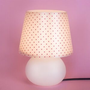 abajur_infantil_Polietilen_poa_rosa_rosa