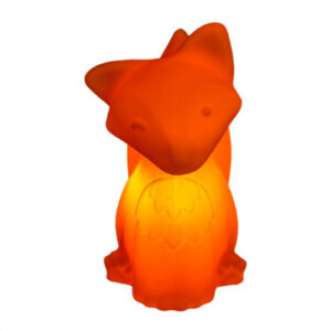 abajur_infantil_Polietilen_raposa_laranja_frente