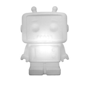 abajur_infantil_Polietilen_robo_branco