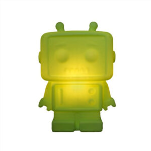 abajur_infantil_Polietilen_robo_verde_frente-ligado