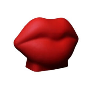 abajur_infantil_Polietileno_boca_vermelho_